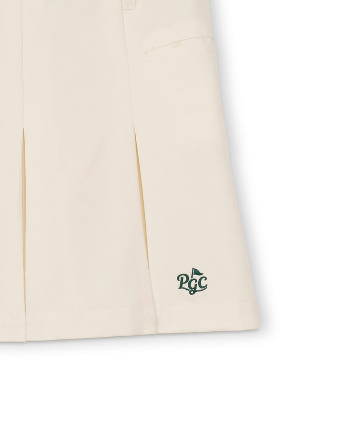 PLEATED SKIRT IVORY