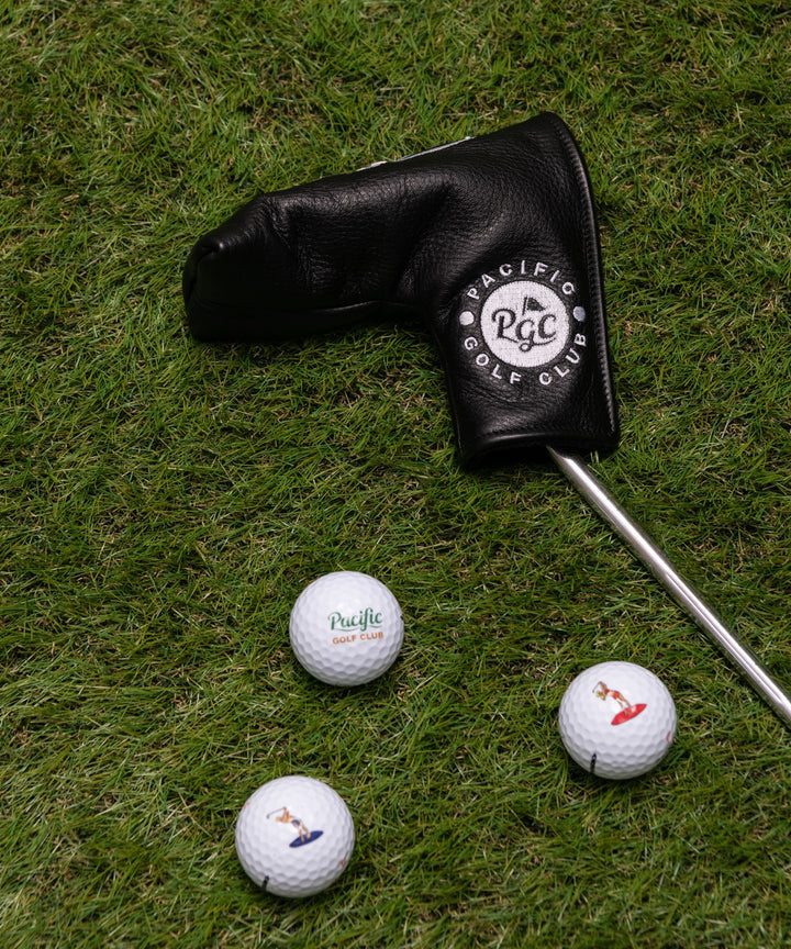 EMBROIDERY LEATHER PUTTER COVER