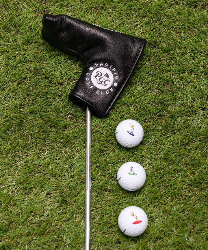 EMBROIDERY LEATHER PUTTER COVER