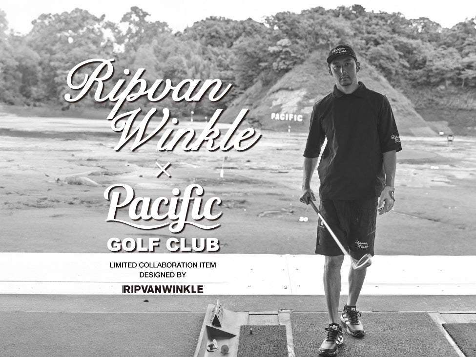 RIPVANWINKLEコラボレーションアイテムが販売 – Pacific GOLF CLUB