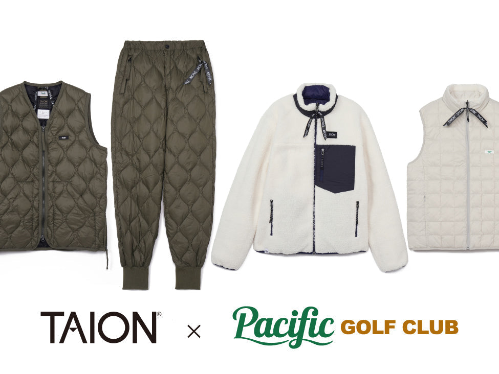 TAION × Pacific GOLF CLUB アイテムの販売開始