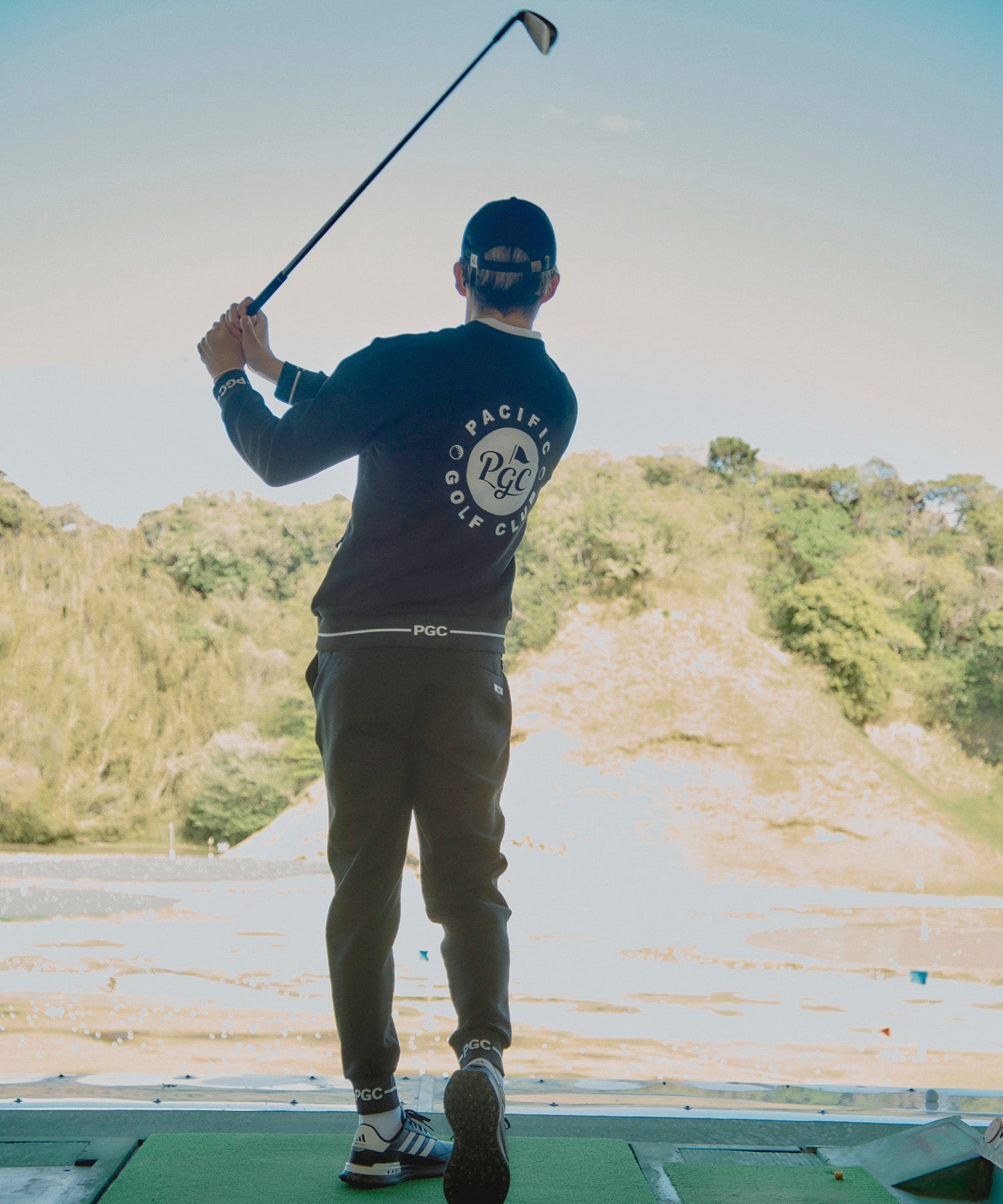 ANTI DIRTY GOLFER CLUB ブラックスウェット ANTI DIRTY GOLFER CLUB ブラックスウェット NOPOINT”