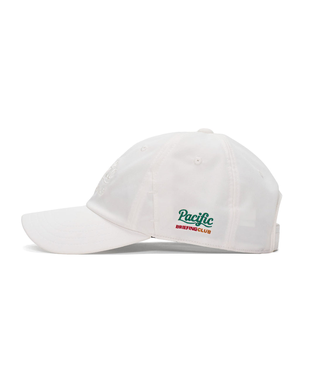 BRIEFING × PGC MS GLASSHOLD LOGO CAP WHITE