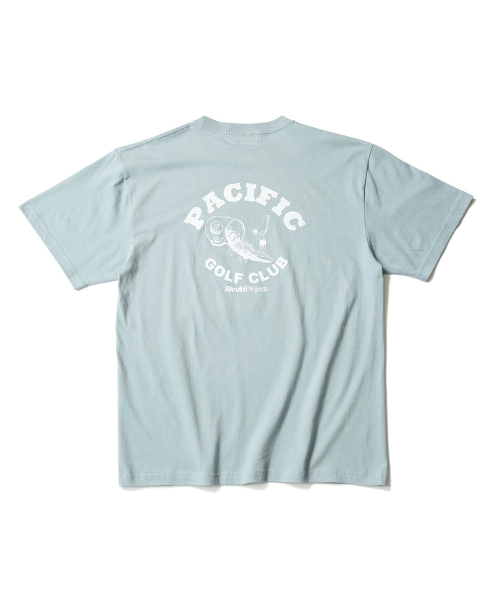 Rivvia Projects × PGC ON THE WAVE SS TEE ASH BLUE