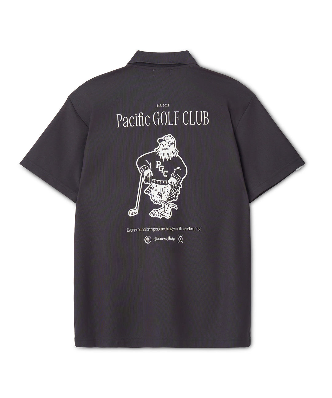BLACK KITE MASCOT POLO SHIRT