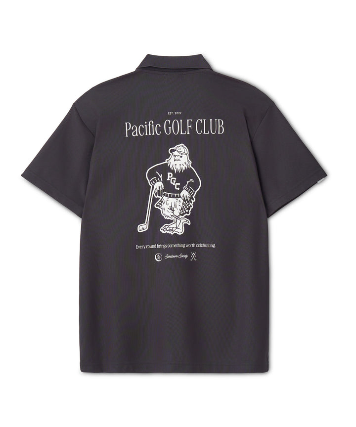 BLACK KITE MASCOT POLO SHIRT
