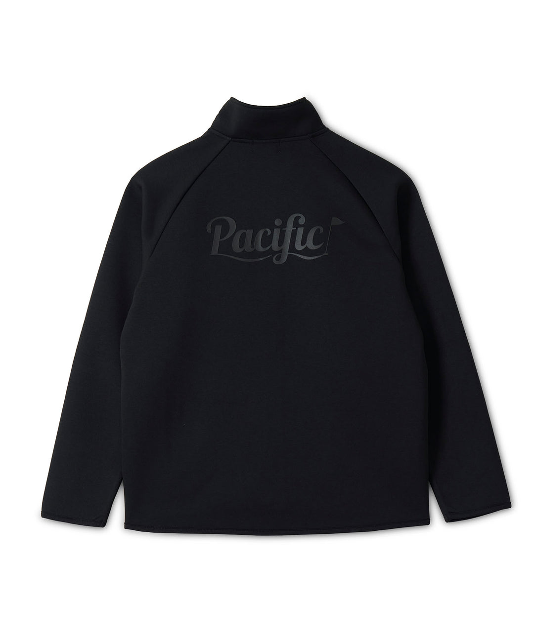 DOUBLE KNIT ZIP BLOUSON BLACK