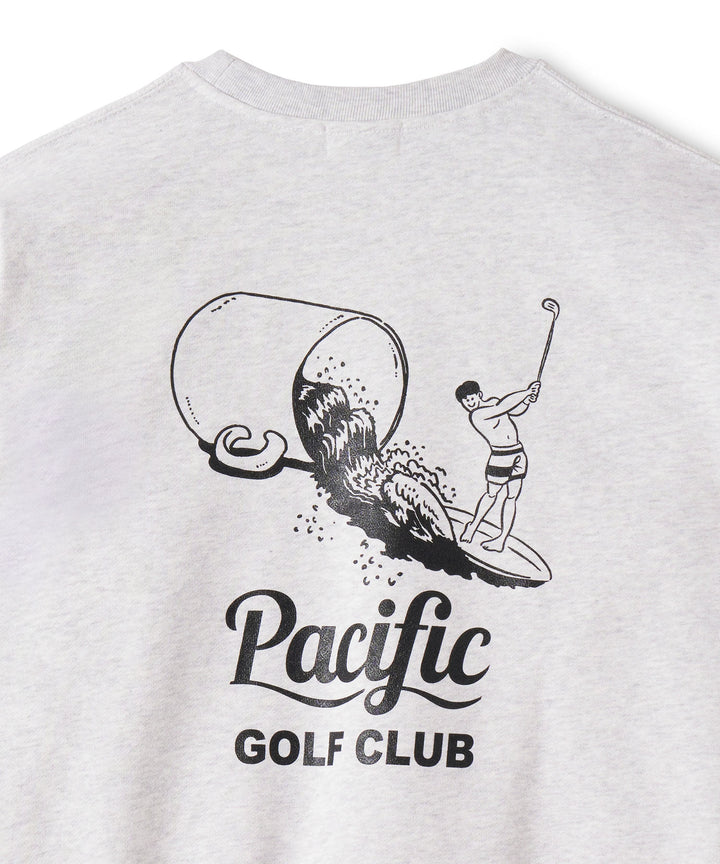 CUP & SURFER CREW-NECK SWEAT MIX GRAY