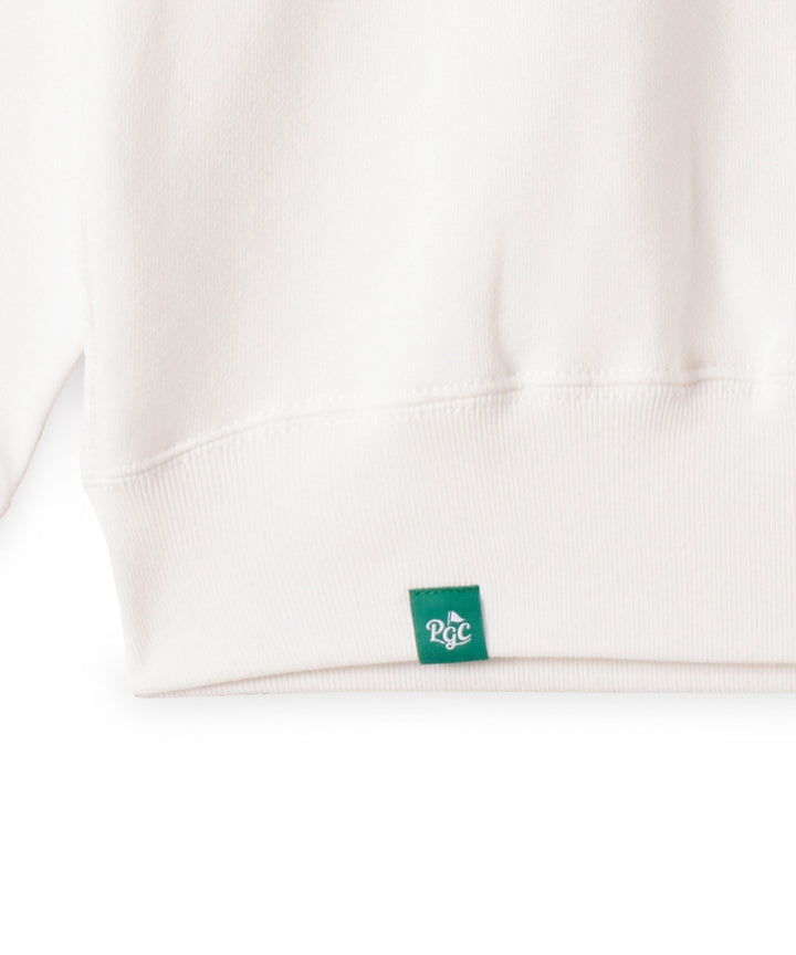 CUP & SURFER CREW-NECK SWEAT OFF WHITE