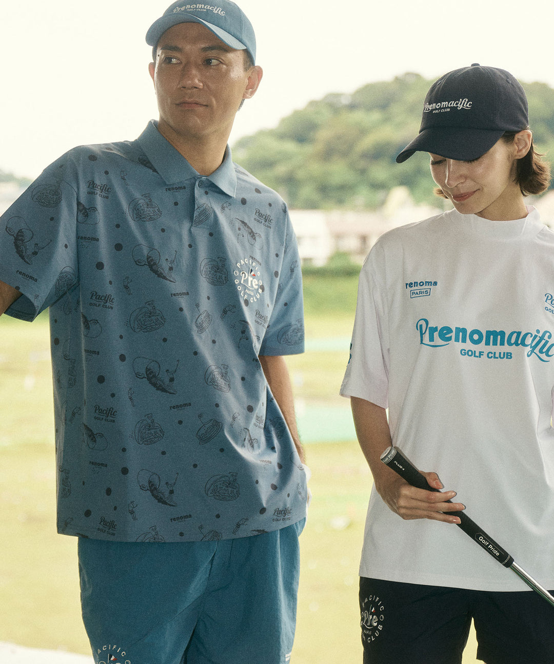 renoma golf × PGC ALL OVER PRINT POLO