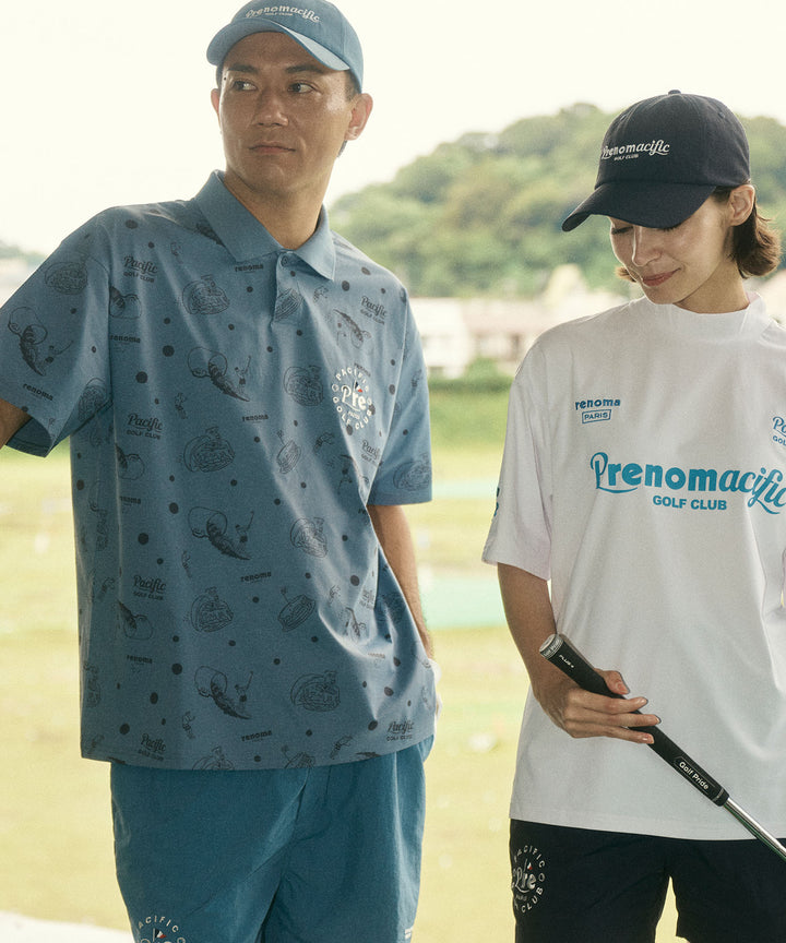 renoma golf × PGC ALL OVER PRINT POLO