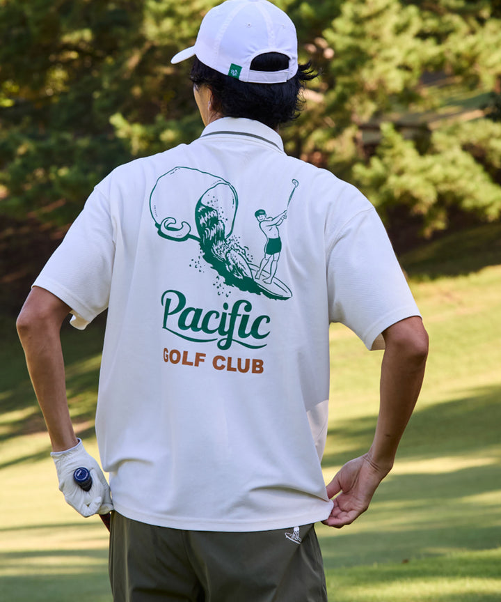 CUP & SURFER PANEL POLO