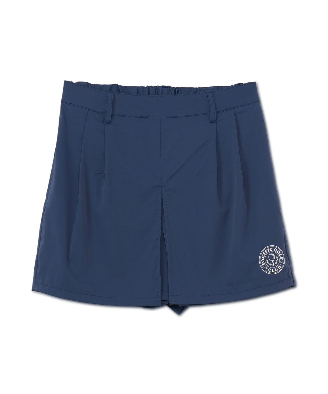 TUCK SHORT PANTS NAVY