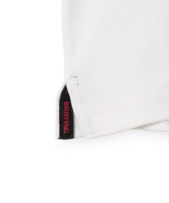BRIEFING × PGC MS LOGO HIGHNECK WHITE