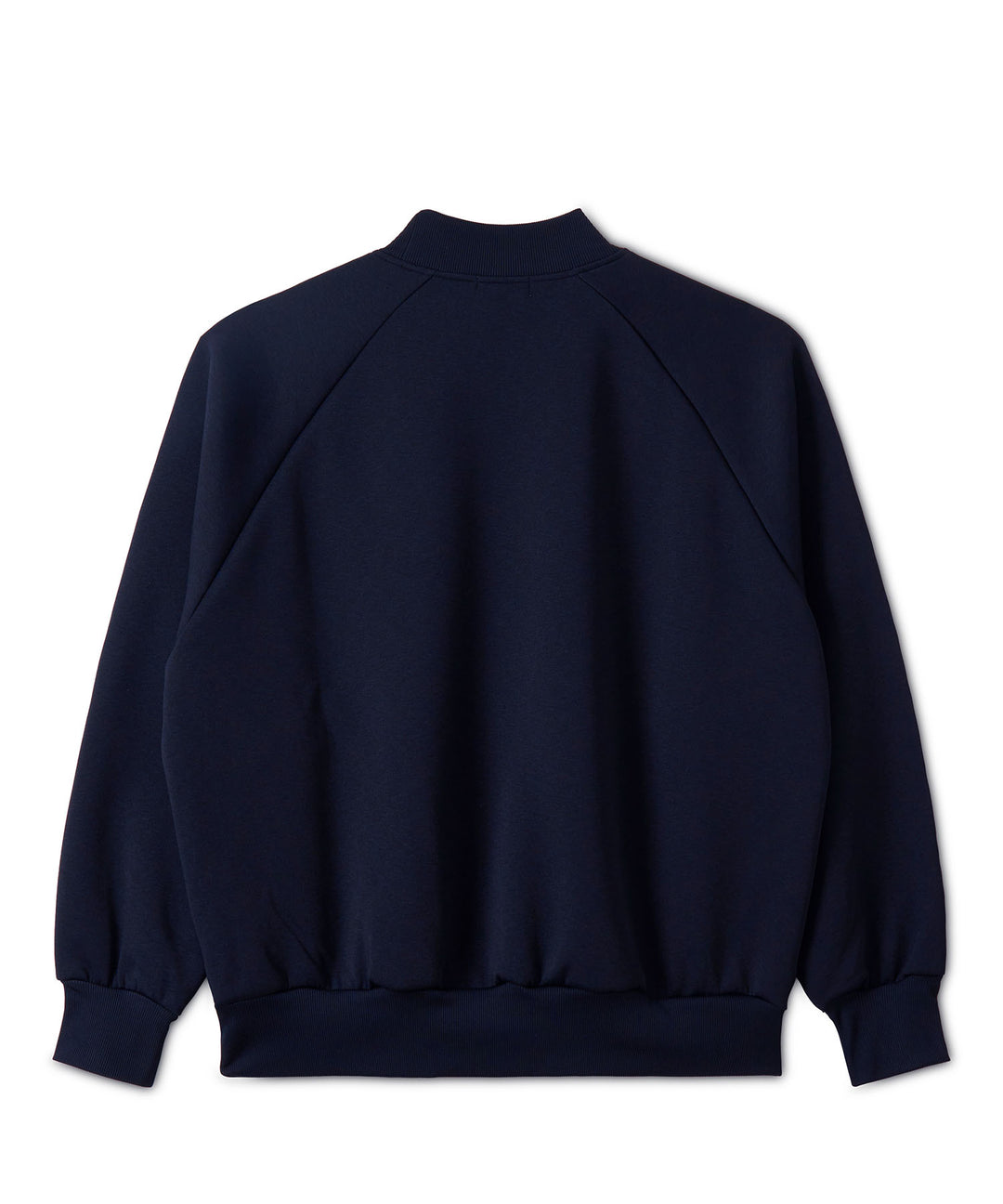 DOUBLE KNIT MOCK-NECK L/S NAVY