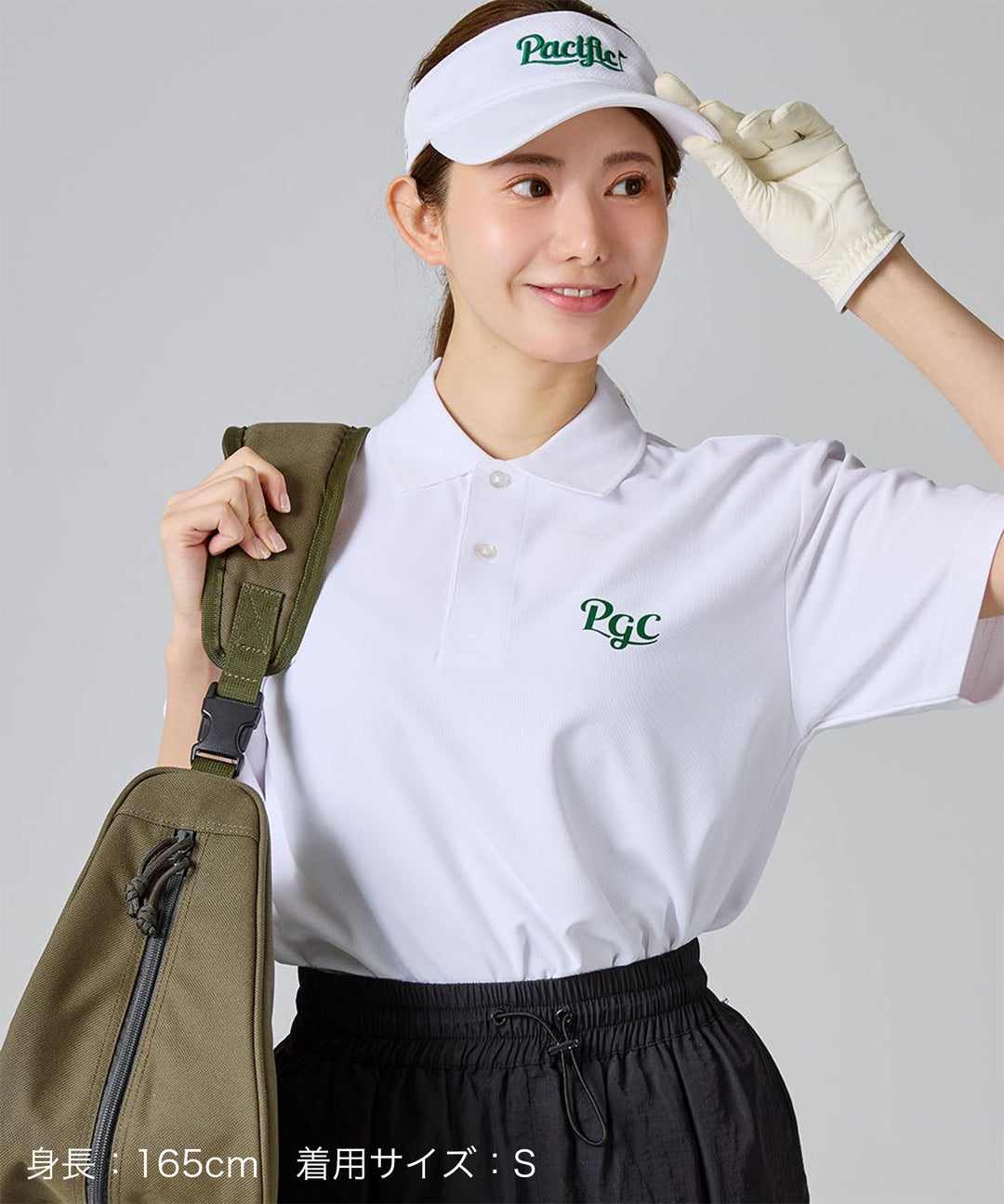 【WOMEN】PGC CIRCLE LOGO POLO SHIRT