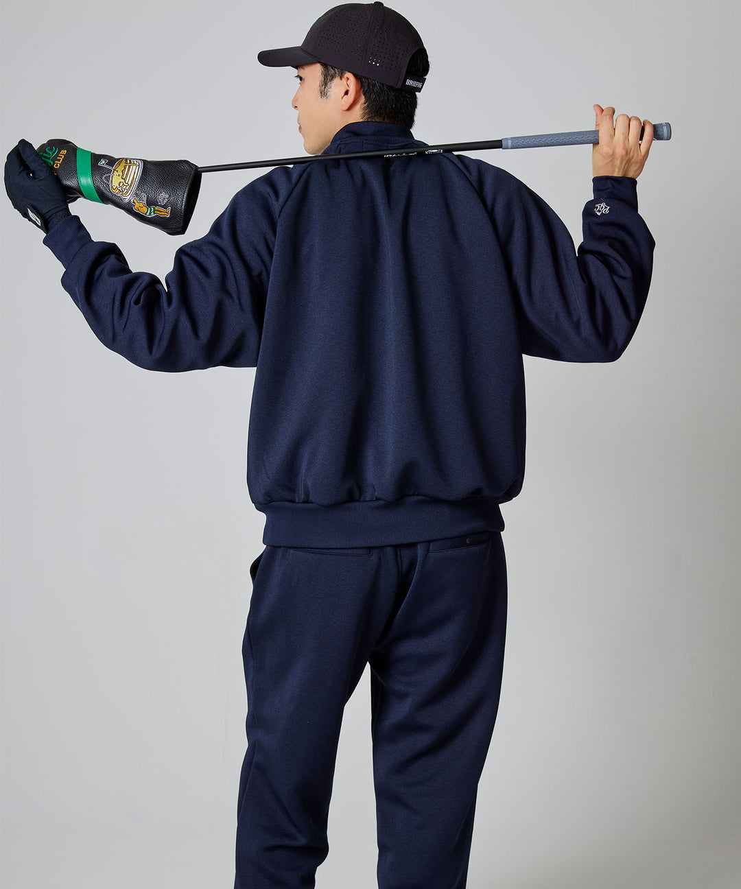 DOUBLE KNIT MOCK-NECK L/S