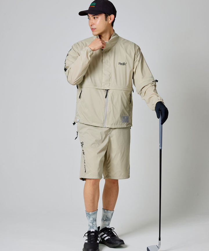 TAION × PGC BASIC SPORTS HI-NECK W-ZIP DETACHABLE LIGHT JACKET