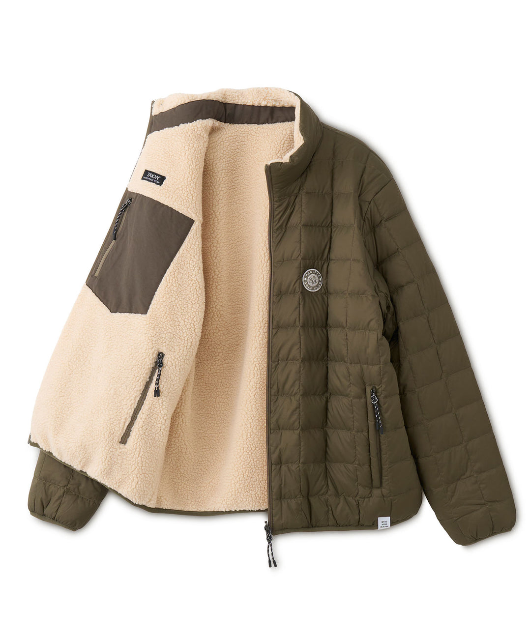 TAION × PGC MOUNTAIN REVERSIBLE "DOWN×BOA" HIGH-NECK JACKET