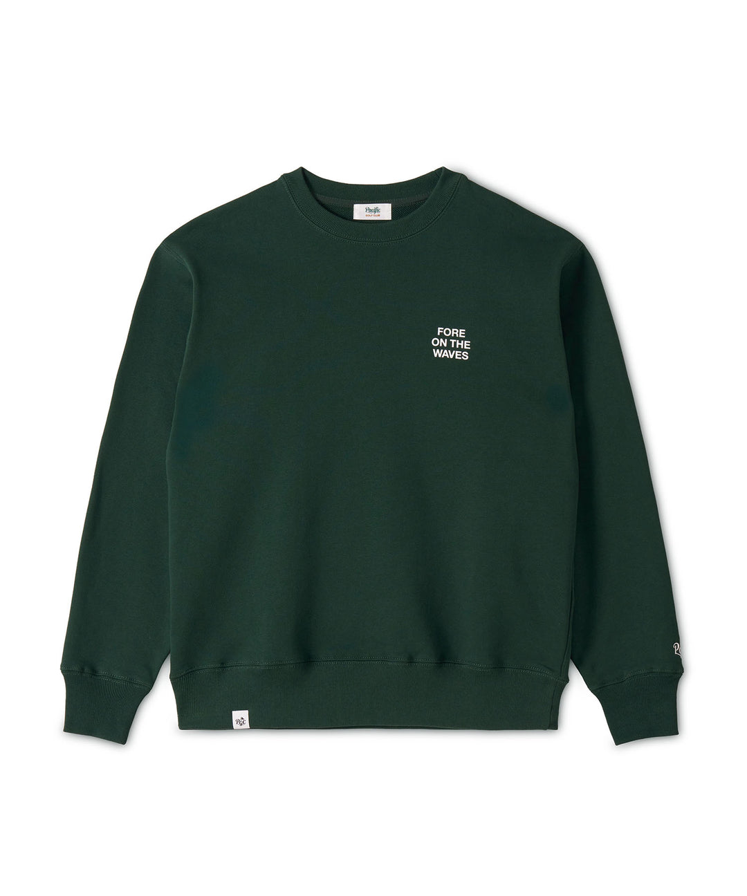 CUP & SURFER CREW-NECK SWEAT DARK GREEN