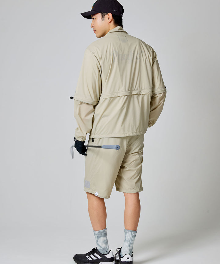 TAION × PGC BASIC SPORTS HI-NECK W-ZIP DETACHABLE LIGHT JACKET