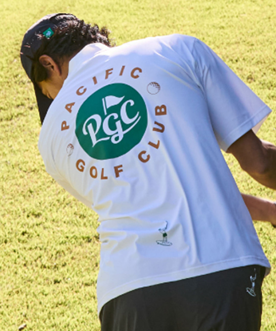 CENTER CHEST LOGO MOCK NECK CIRCLE LOGO