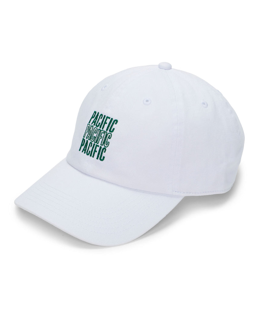 Pacific Golf Club ホワイトキャップ サイズF TRIPLE PACIFIC LOGO 6 PANEL CAP – Pacific GOLF CLUB