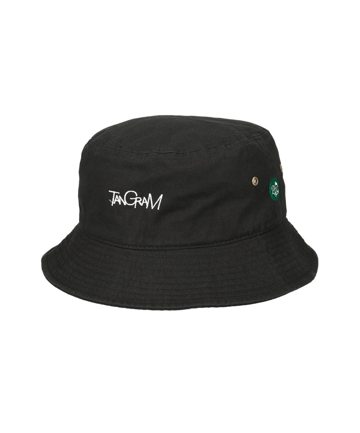 TANGRAM×PGC BUCKET HAT BLACK