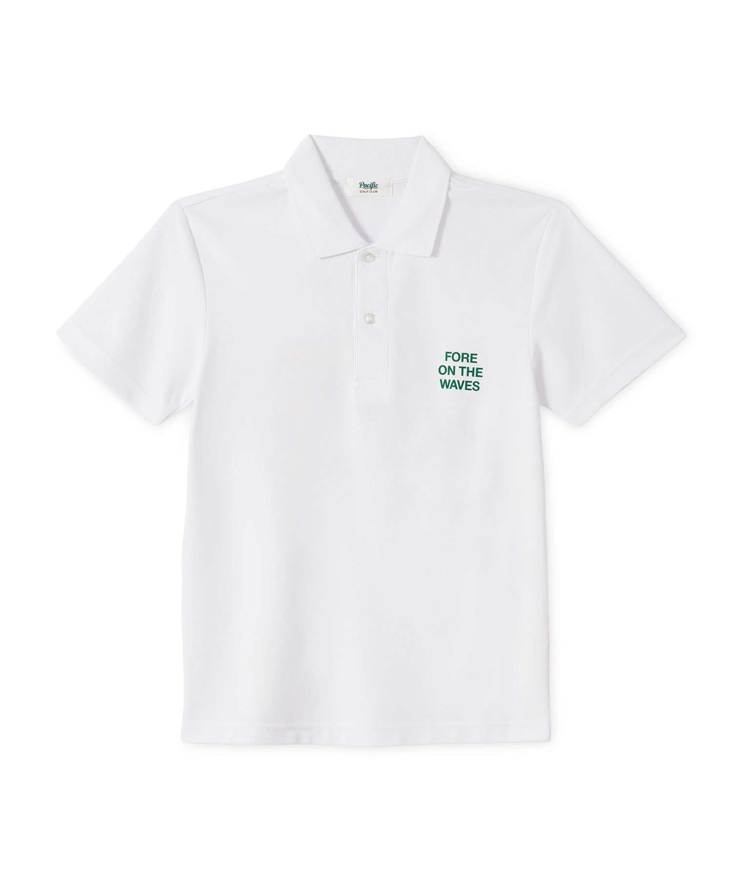 GOLF & PANCAKE POLO SHIRT WHITE