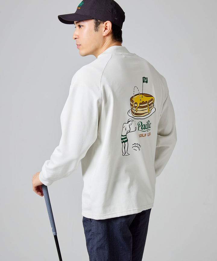 MOCK-NECK BIG TEE LONG SLEEVE GOLF & PANCAKE