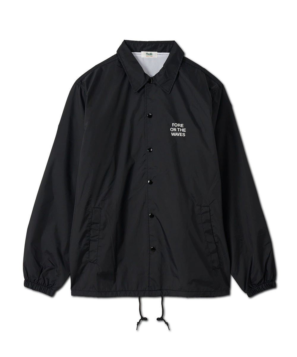 FORE ON THE WAVES COACH JACKET BLACK