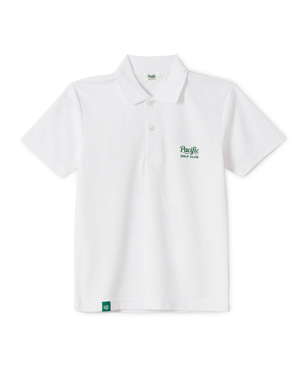 GOLF & HAMBURGER POLO SHIRT WHITE