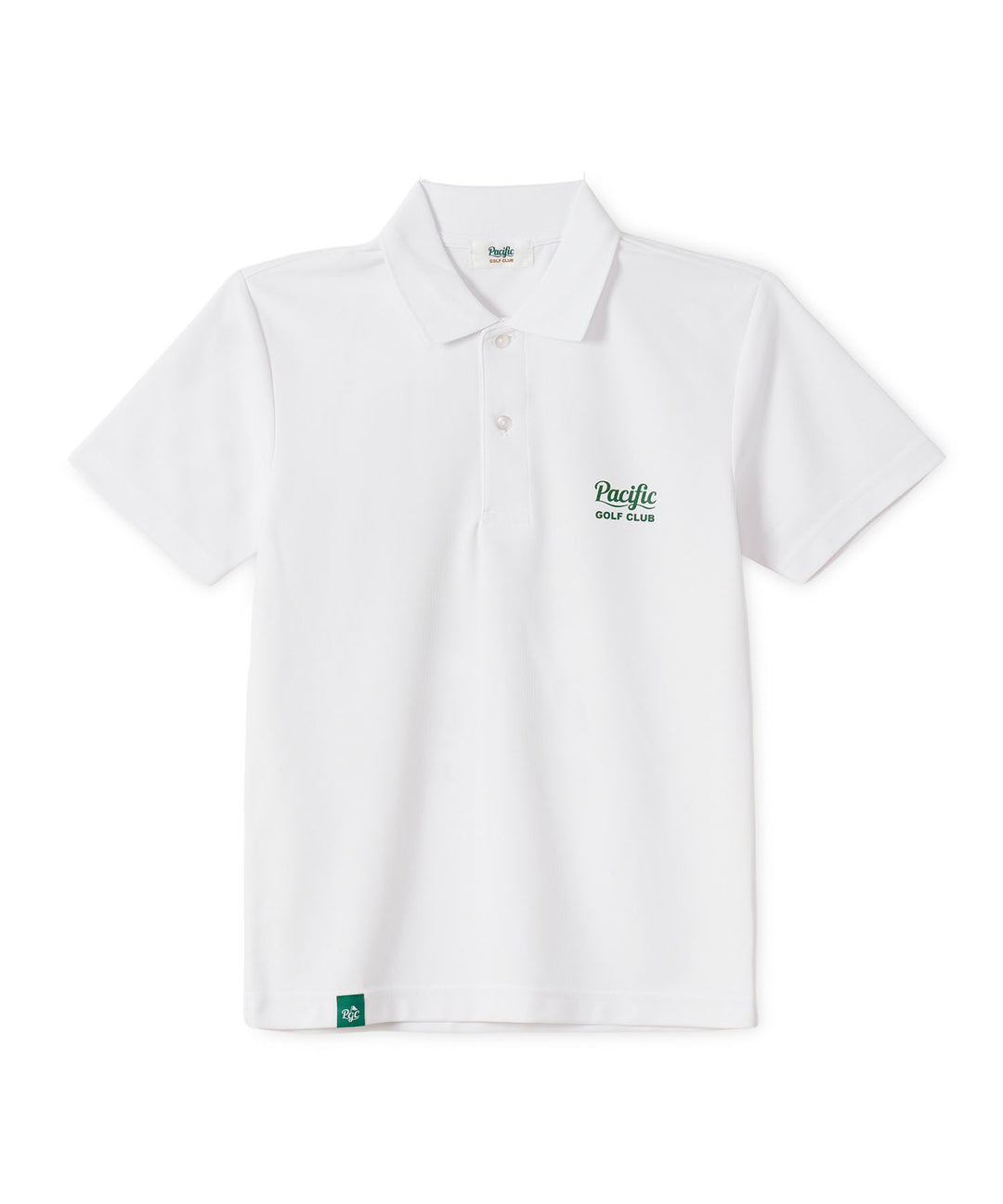 GOLF & HAMBURGER POLO SHIRT WHITE