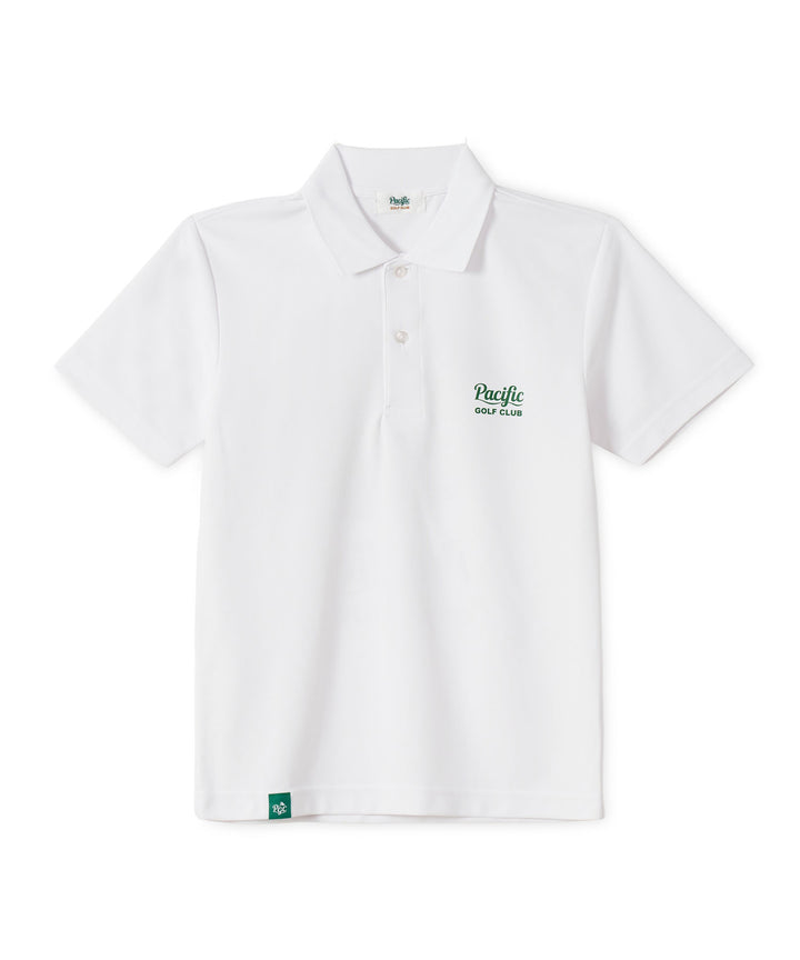 GOLF & HAMBURGER POLO SHIRT WHITE