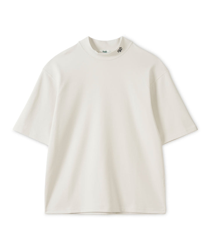 MOCK-NECK BIG TEE HALF SLEEVE Pacific LOGO