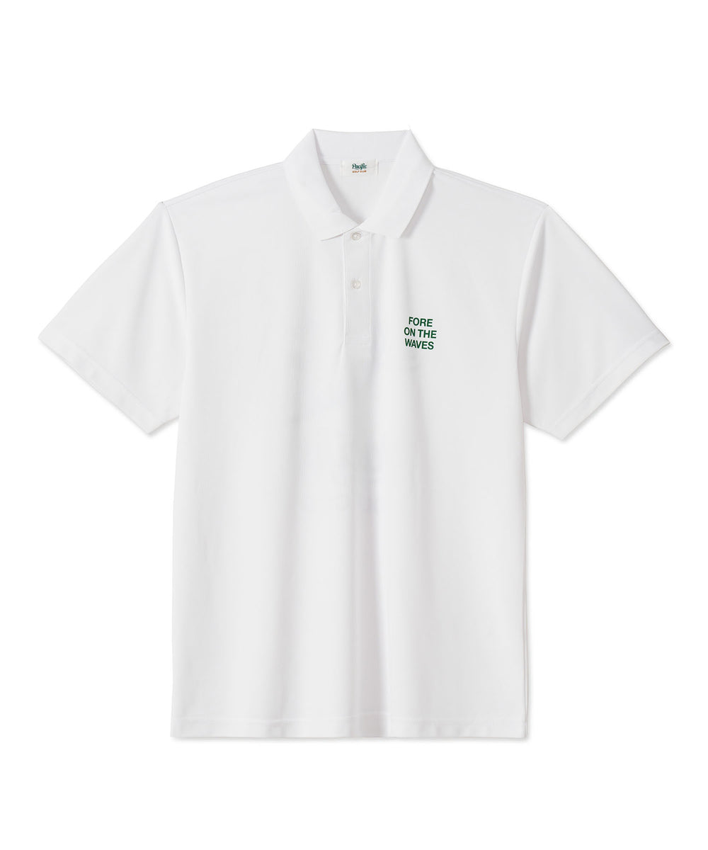 FORE ON THE WAVES POLO WHITE