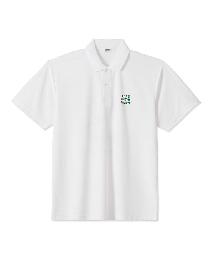FORE ON THE WAVES POLO WHITE
