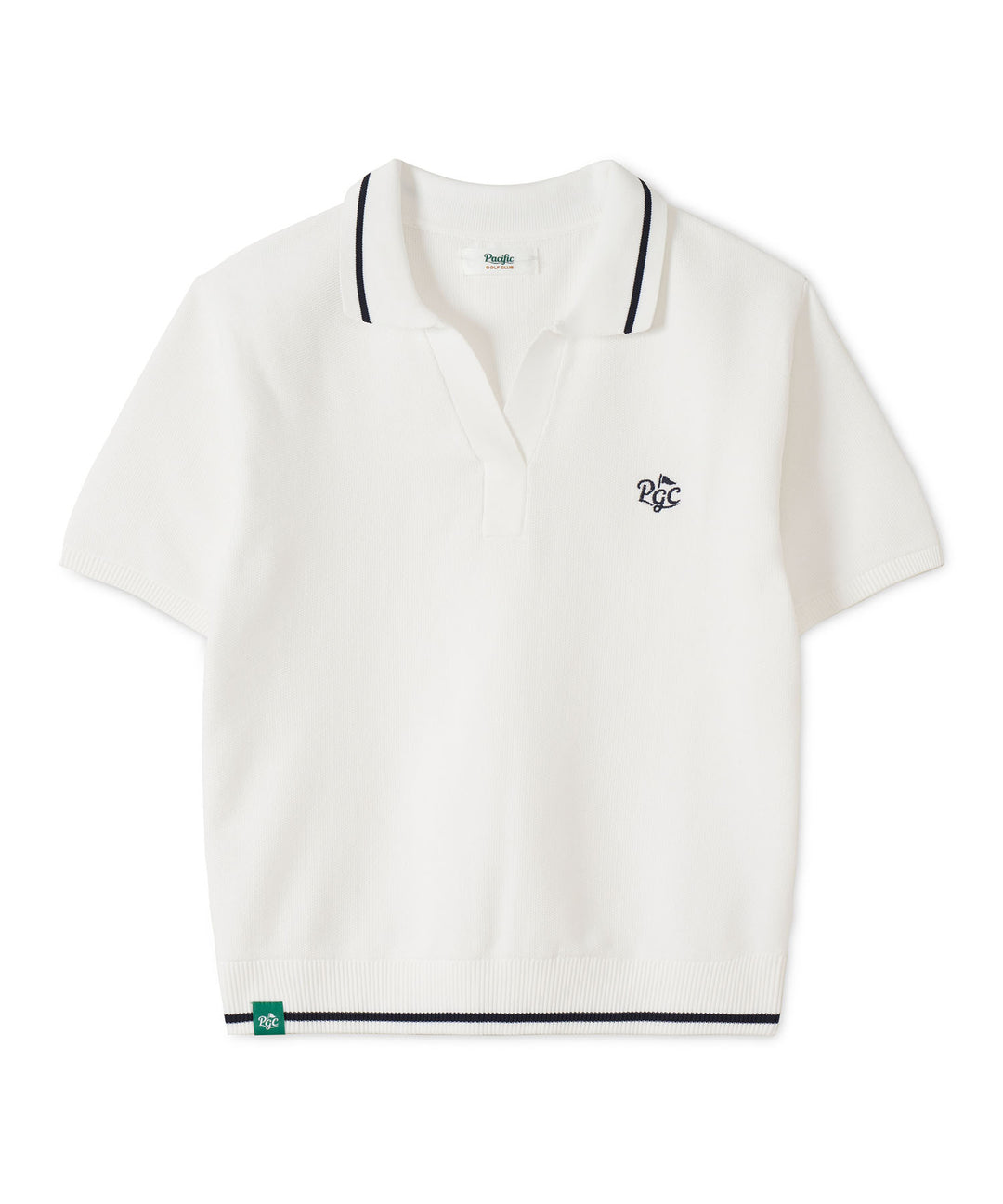 KNIT SKIPPER POLO S/S WHITE