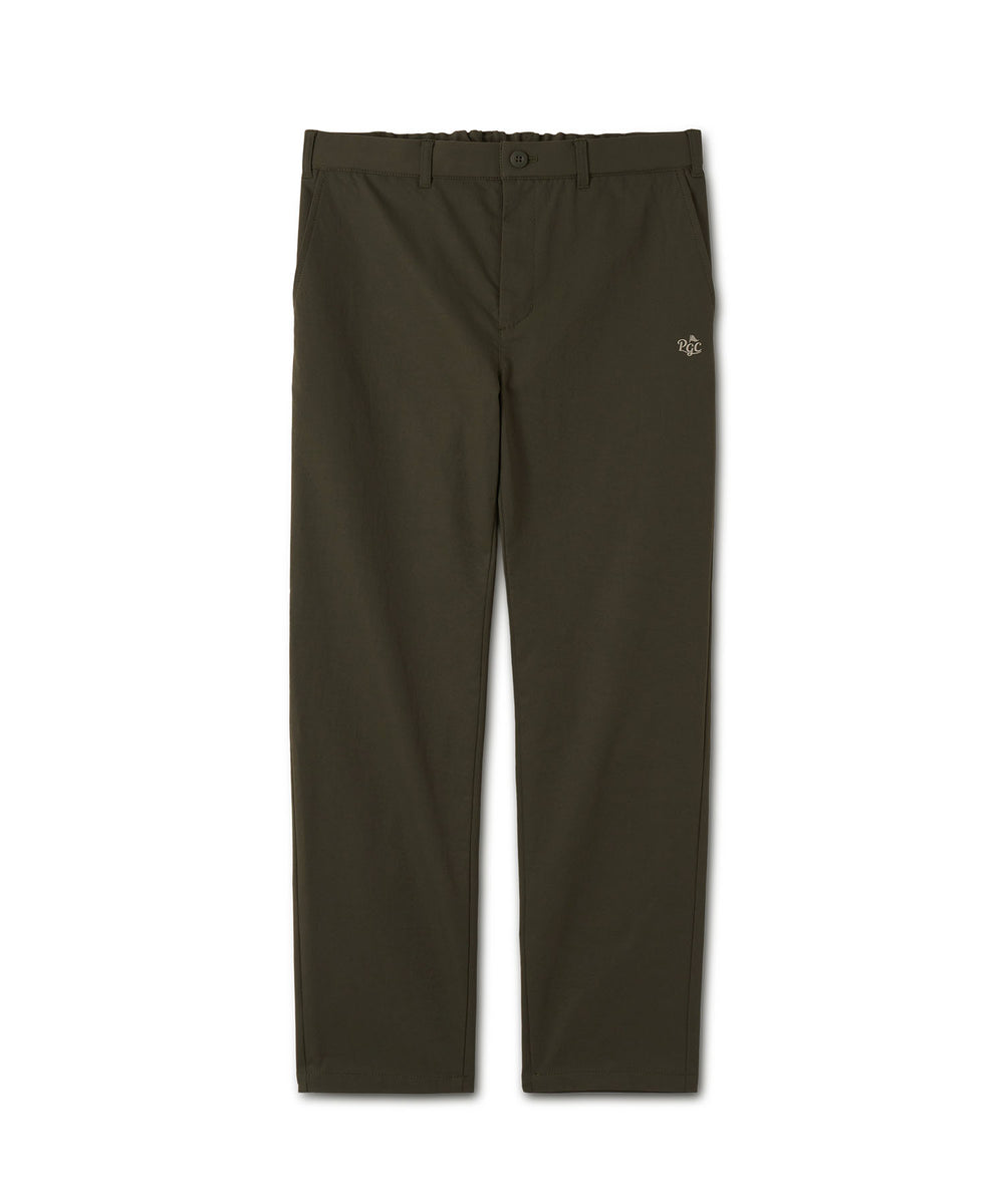 COMFORTABLE TAPERED PANTS 2 OLIVE