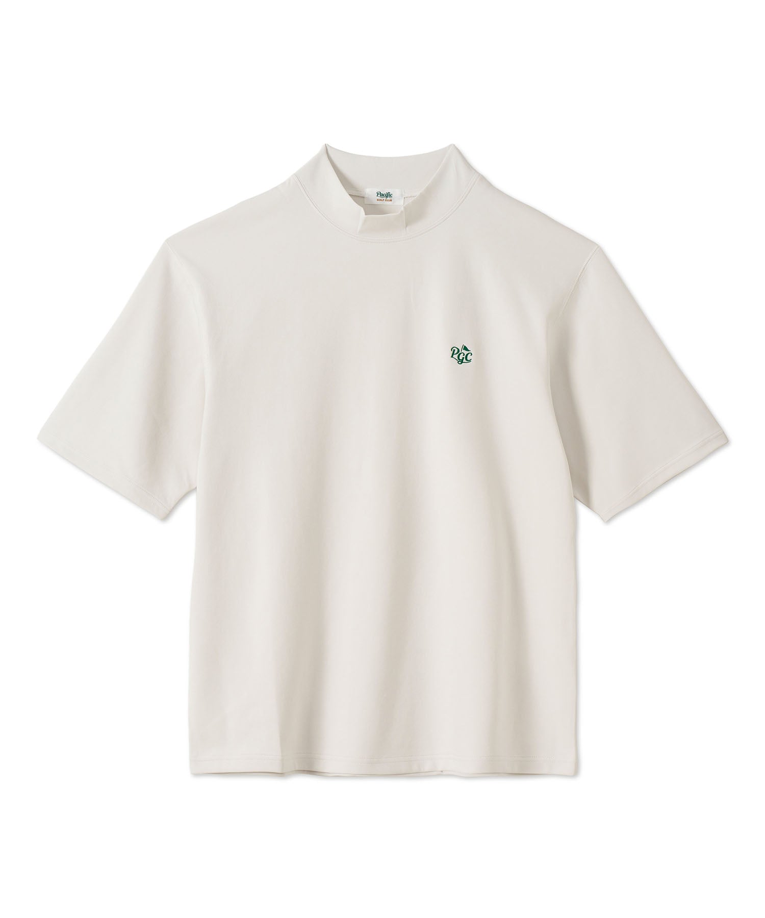 MOCK-NECK BIG TEE HALF SLEEVE GOLF & PANCAKE OFF WHITE