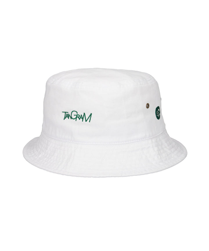TANGRAM×PGC BUCKET HAT WHITE