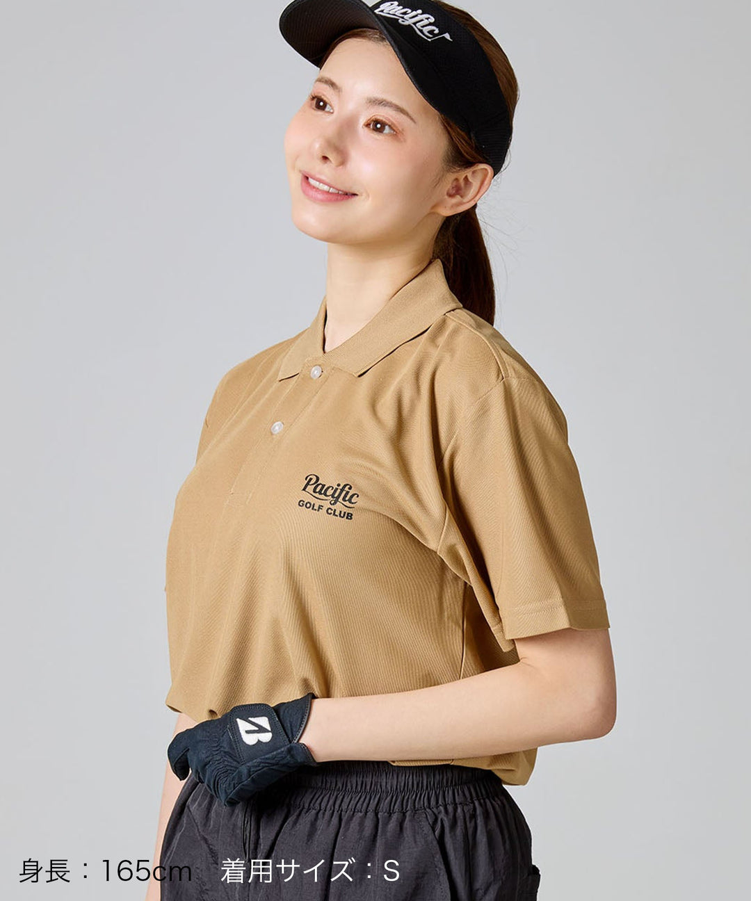 【WOMEN】GOLF & HAMBURGER POLO SHIRT