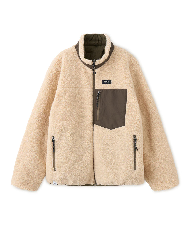 TAION × PGC MOUNTAIN REVERSIBLE "DOWN×BOA" HIGH-NECK JACKET