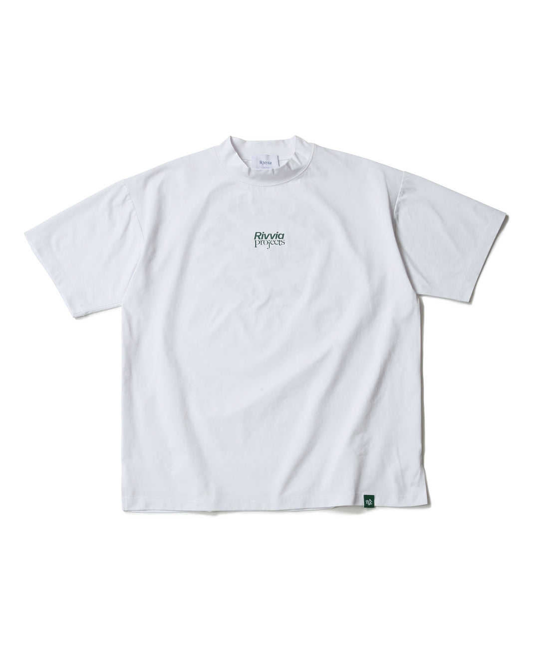 Rivvia Projects × PGC ON THE WAVE M/NECK RASH SS WHITE
