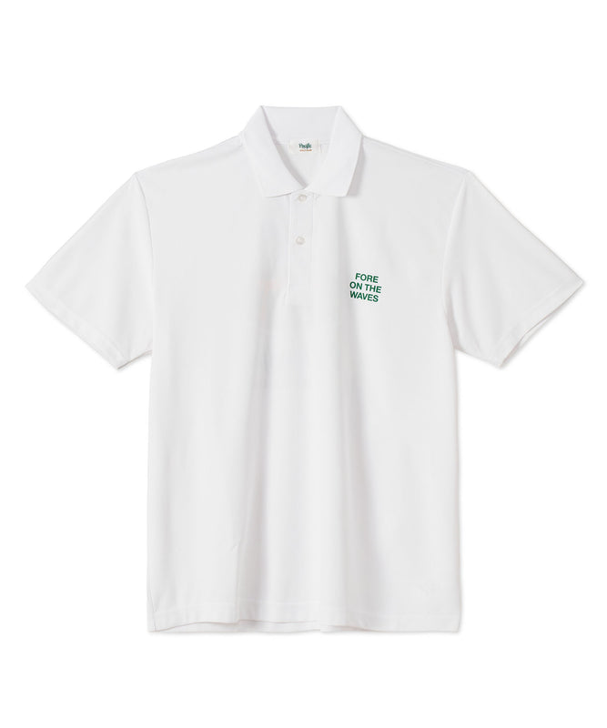 GOLF & PANCAKE POLO SHIRT WHITE