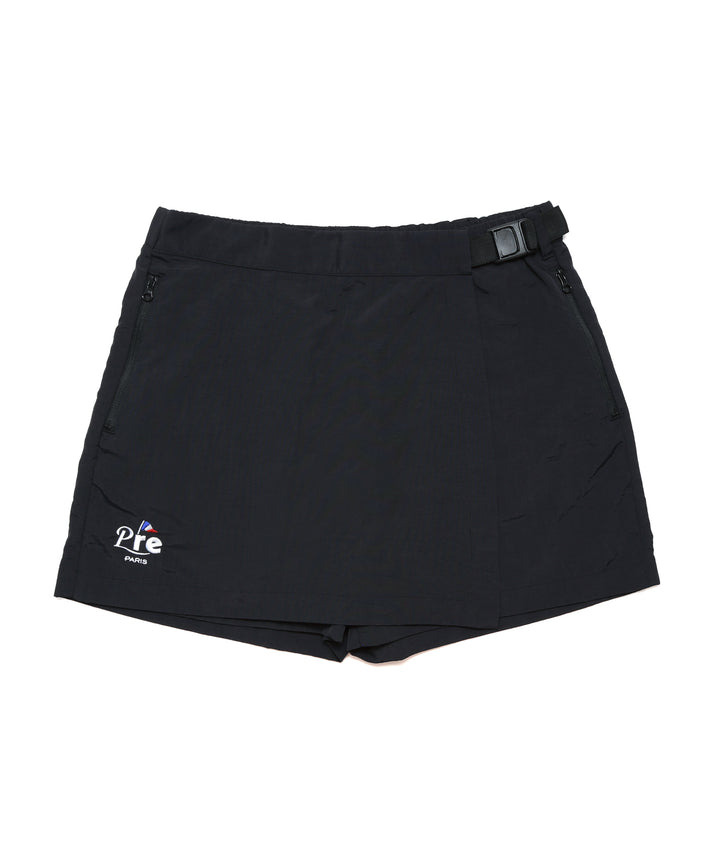 renoma golf × PGC NYLON WRAP SHORTS BLACK