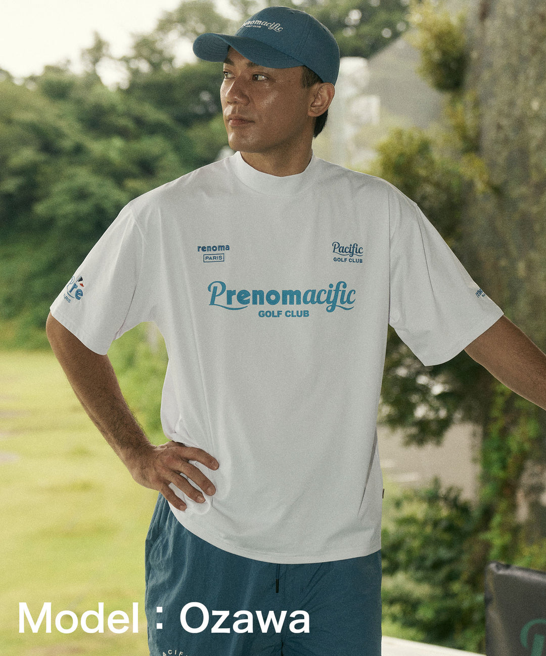 renoma golf × PGC MOCK NECK T SS