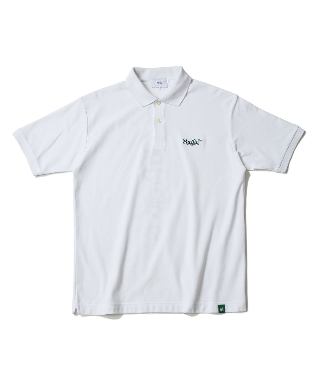 Rivvia Projects × PGC FLAG POLO WHITE