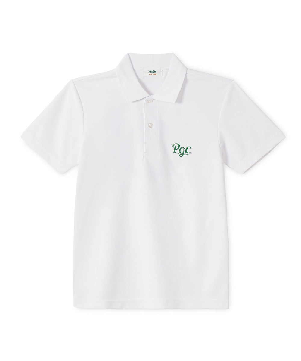 PGC CIRCLE LOGO POLO SHIRT WHITE