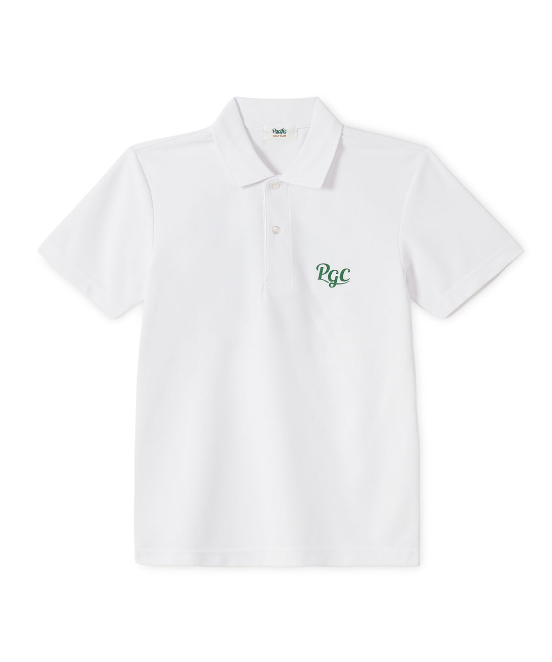 PGC CIRCLE LOGO POLO SHIRT WHITE